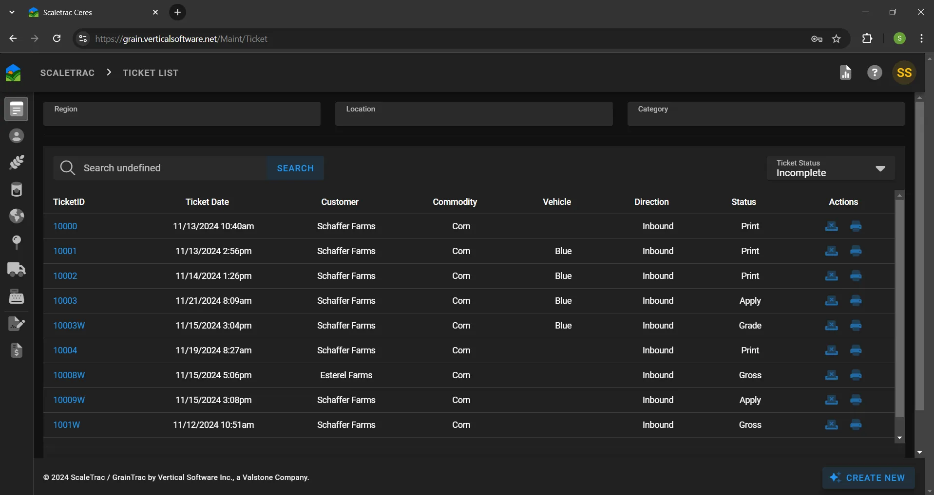 connect data from scale to dashboard